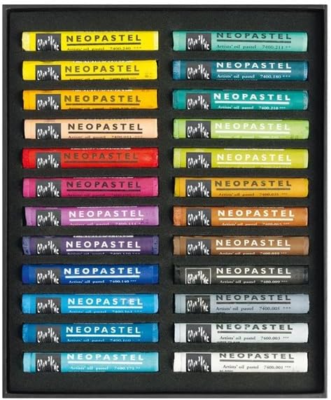 Caran D'ache Neopastel Oil Pastels Set Of 24 (7400.324) - Image 2
