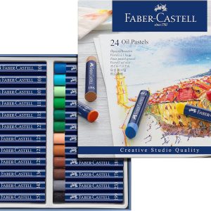 Faber-Castel FC127024 Creative Studio Oil Pastel Crayons (24 Pack), Assorted