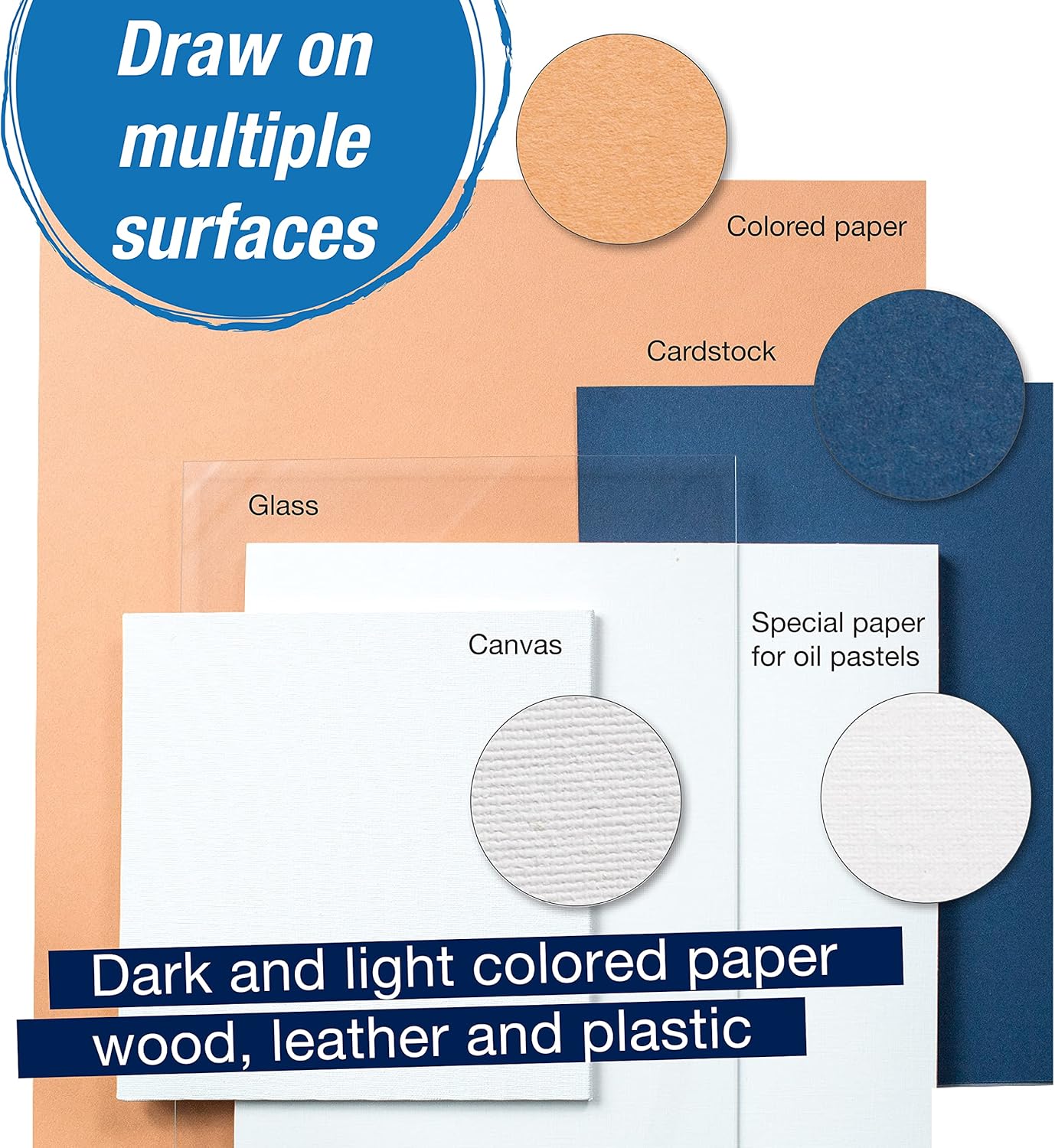 Faber-Castel FC127024 Creative Studio Oil Pastel Crayons (24 Pack), Assorted - Image 4