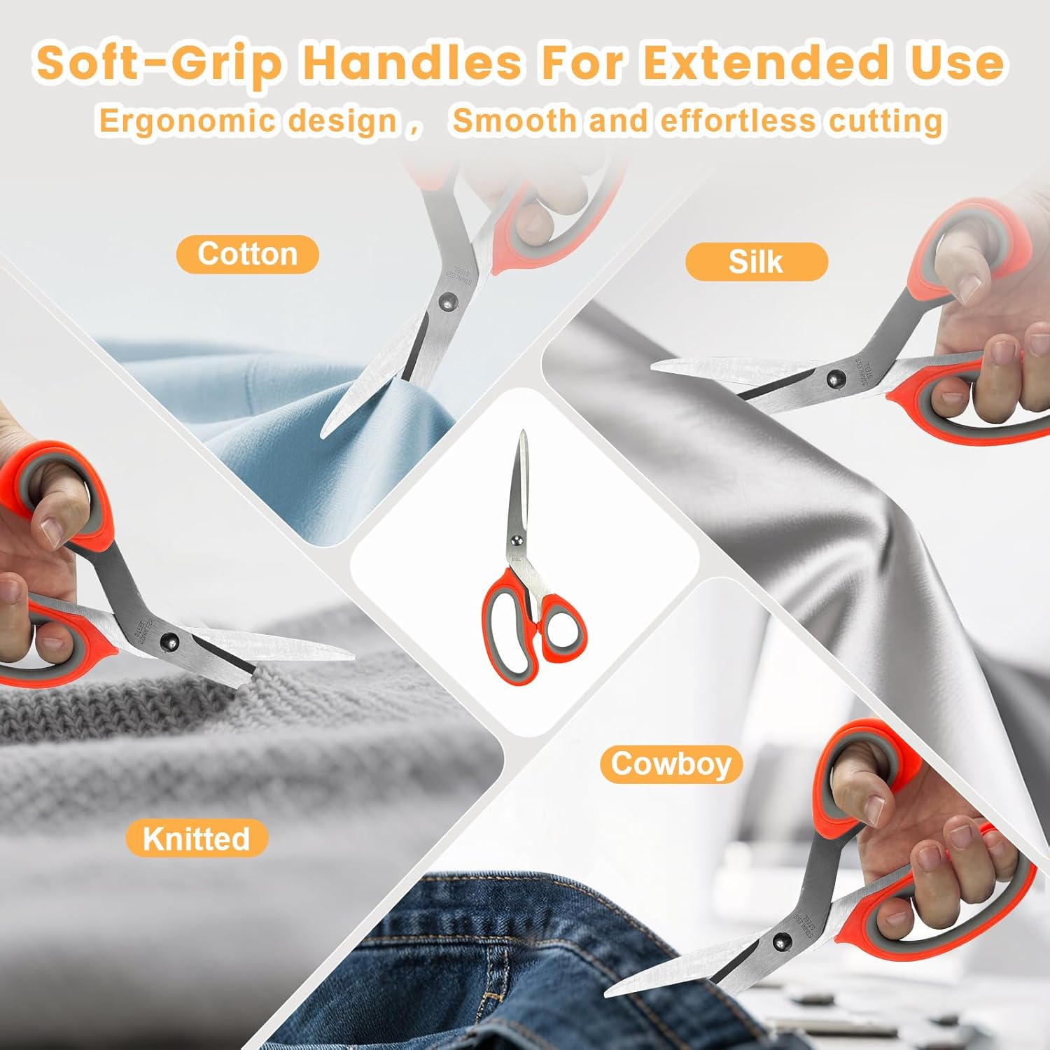 HYHJMISTY Sewing Kit for Adults, 50 Color Sewing Thread Kit, 295PCS Sewing Accessories with Ergonomic Scissors, Portable Professional Mending Essentials for Travel, Home, Beginners - Image 5