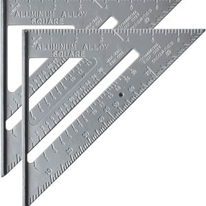 Mr. Pen Metal 7 Inches Rafter Square, Carpenter Square, 2 Pack