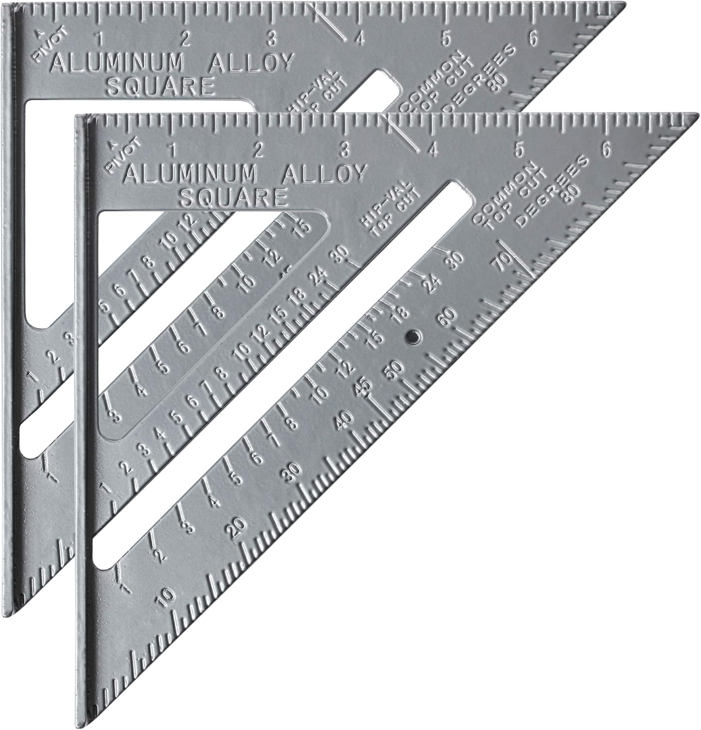 Mr. Pen Metal 7 Inches Rafter Square, Carpenter Square, 2 Pack